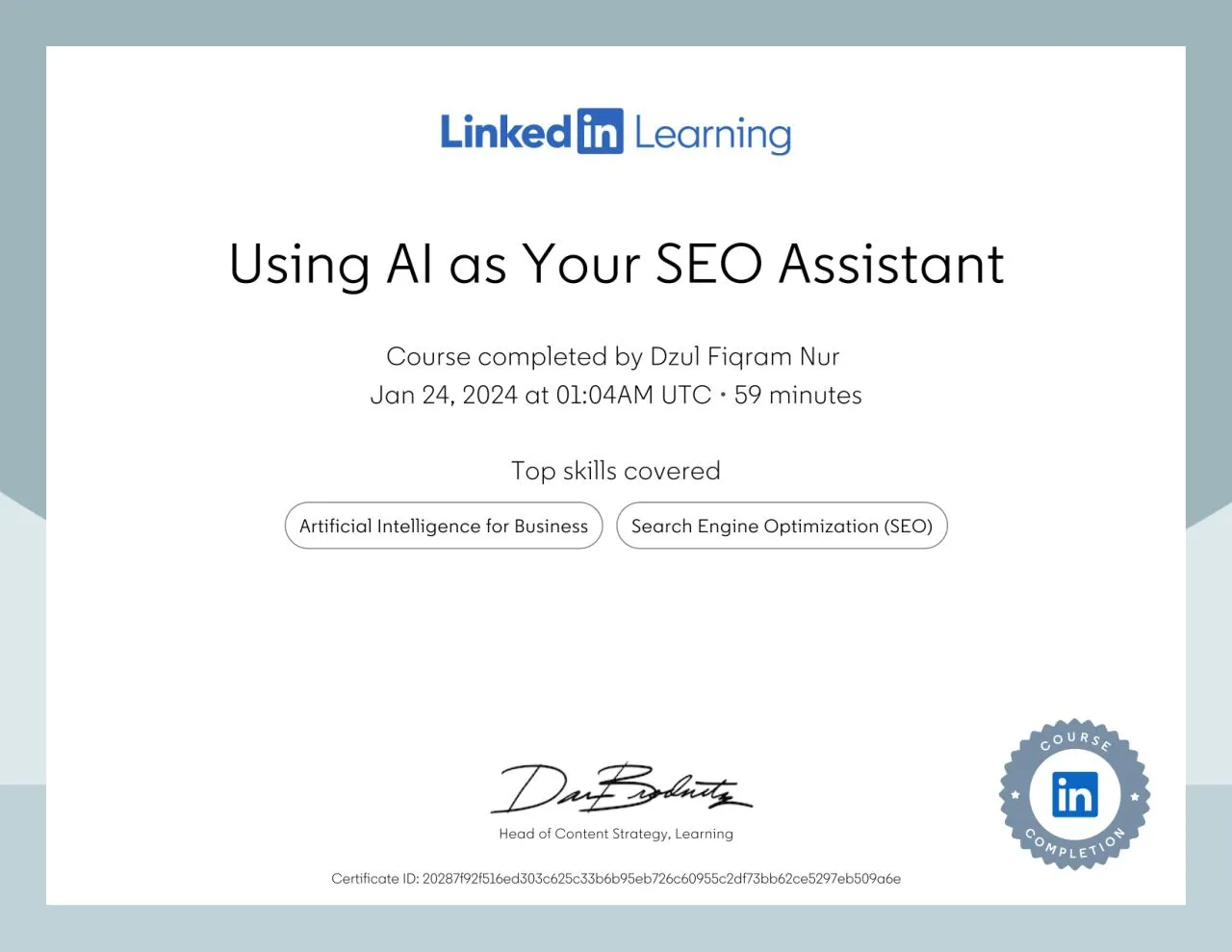 Cert 1